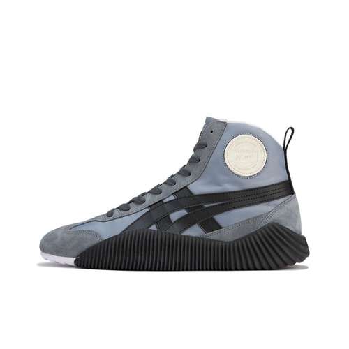 Onitsuka Tiger Acromount Текстиль Искусственная кожа Высокие кеды Амортизация Противоскользящие Устойчивые к истиранию