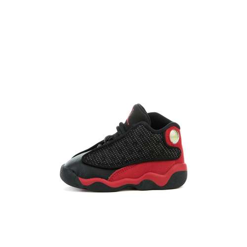 Jordan Air Jordan 13 Retro TD Кожа Противоскользящие Амортизация Высокие Баскетбольные Кроссовки Винтажные Черные