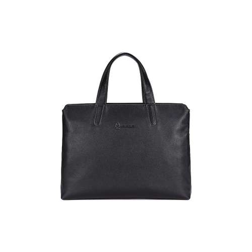 Hush Puppies Коровья кожа Настольный портфель Ноутбук Сумка Большая Мужская Черная