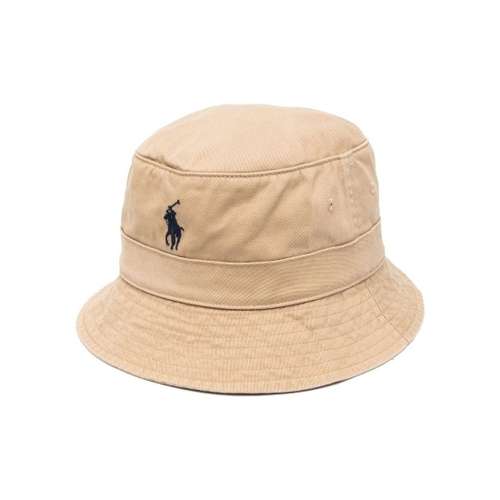 Polo Ralph Lauren Хлопок ткань ведрообразной формы Шляпы Мужские Бежевые