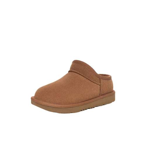 UGG противоскользящие устойчивые к истиранию низкие детские тапочки домашнего использования каштанового цвета