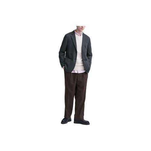 UNIQLO Деловой костюм мужской темно-серый
