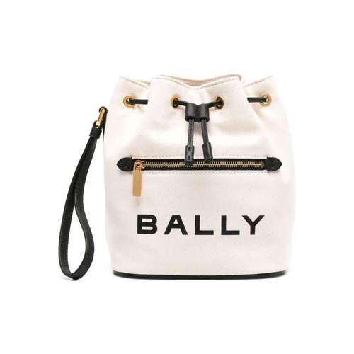 BALLY Холщовая сумка женская экрю