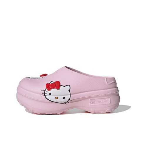 Adidas Originals x Hello Kitty AdiFOM Stan Smith Mule противоскользящие закрытые тапочки женские розовые