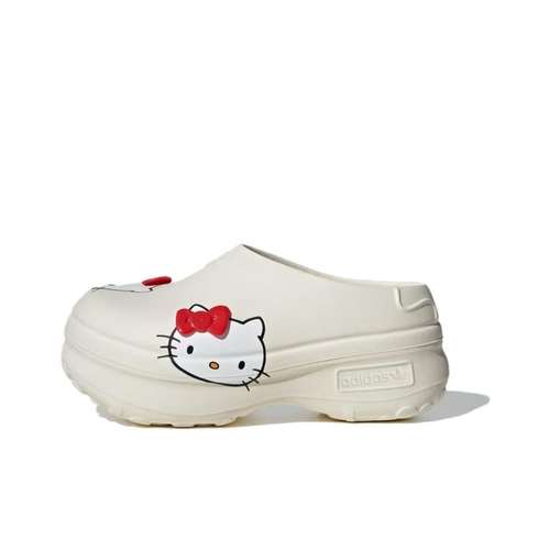 Hello Kitty X adidas originals AdiFOM Stan Smith Mule Антитоксичные тапочки для дома женские бежевые