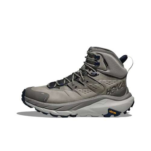 HOKA ONE ONE Kaha 2 Противоскользящая Устойчивая к износу Высокий Топ Походная обувь Мужская Серый