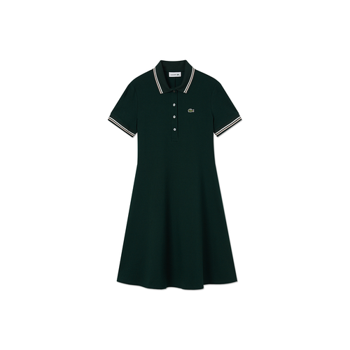 LACOSTE SS25 Короткое платье с короткими рукавами для женщин