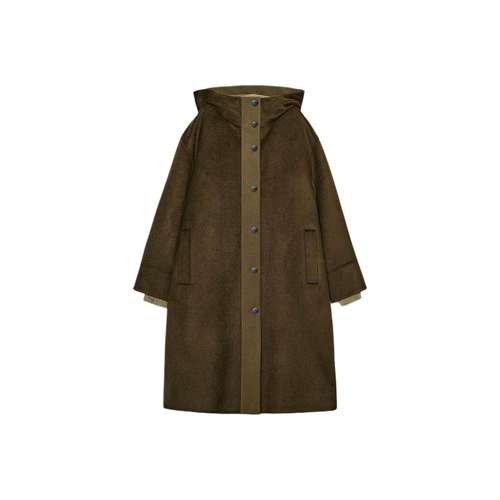 ZARA Khaki Женское пальто