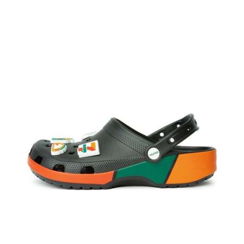 7 ELEVEN x Crocs ЭВА противоскользящие устойчивые к истиранию спортивные сандалии мужские черные