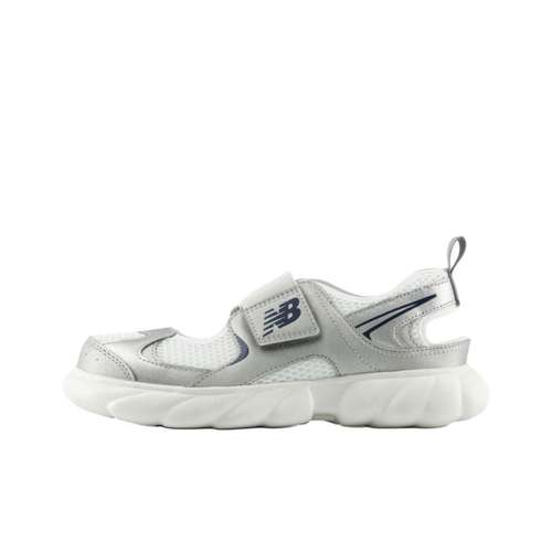 New Balance NB 230 Ткань Устойчивая к истиранию Дышащие Поддерживающие Детские Сандалии Серебристый Белый Подростки