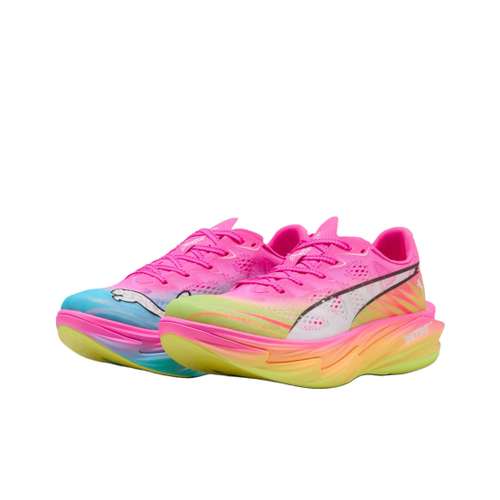 PUMA Deviate Nitro Elite 4 Беговые кроссовки Женские Розовый Синий
