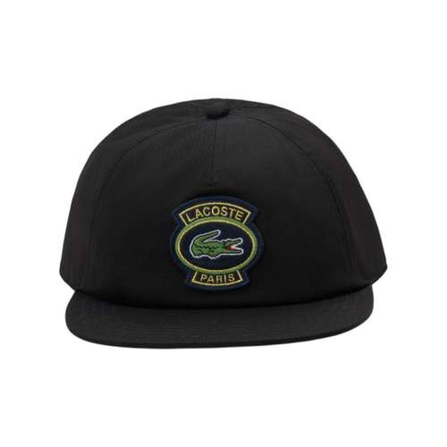 LACOSTE Полиэстеровые кепки женские черные