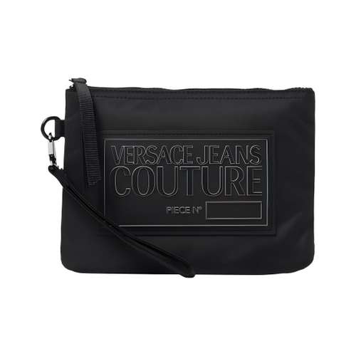 VERSACE JEANS COUTURE Полиамидная сумка-портфель стандартная мужская черная