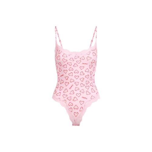 SKIMS FW25 PASSE TOUT Kружевной комбинация CAMI BODYSUIT Комбинезон Женский