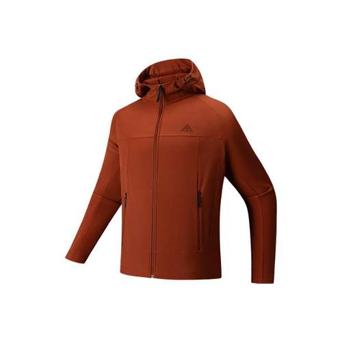 Anta Outdoor Collection Earthy Shell 3,0 Спортивный повседневный минимализм Однотонный С капюшоном С флисовой подкладкой