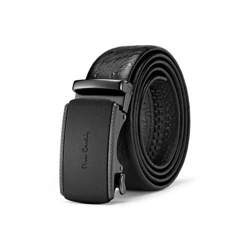 PIERRE CARDIN Ремни из коровьей кожи мужские черные ширина 3,45 см