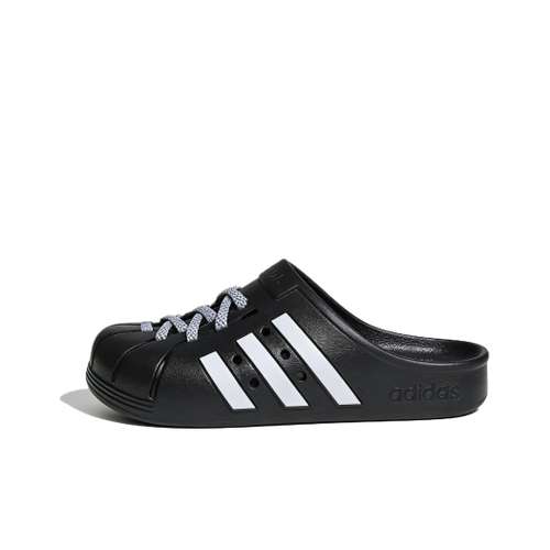 adidas Adilette Sabo Резиновые Унисекс Черно-Белые