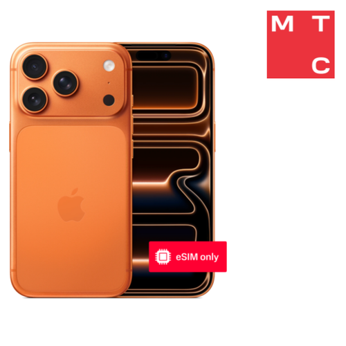 Смартфон, Apple, iPhone 17 Pro 256 Гб eSIM only Cosmic Orange