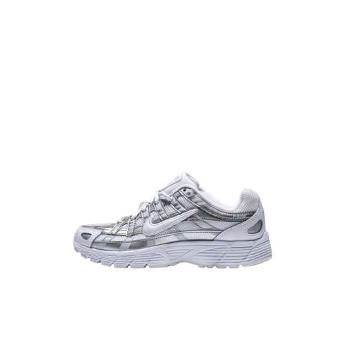 Nike P 6000 Детские беговые кроссовки Low Топ Серебряный Kids
