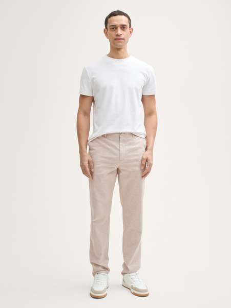 Прямые льняные брюки Chino