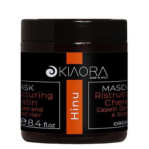 KIAORA Маска для ослабленных волос восстанавливающая с кератином Hinu