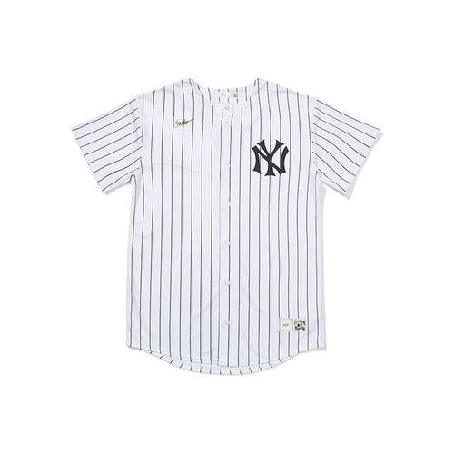 Nike X MLB Однотонная Рубашка Летняя Детская Белая