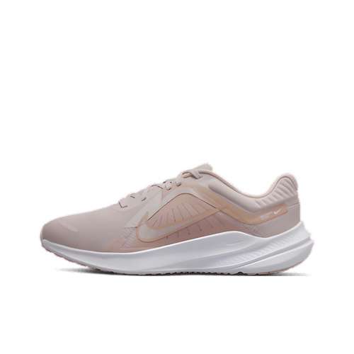 NIKE QUEST 5 Ткань Поддержка Легкий Низкий Верх Повседневные Беговые Кроссовки Женские Розовые