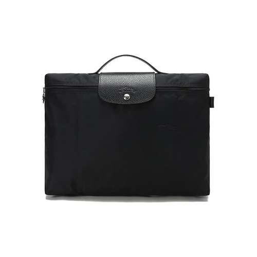 LONGCHAMP Le Pliage Green Холщовая сумка Сумка для ноутбука Деловая сумка Женская Черная