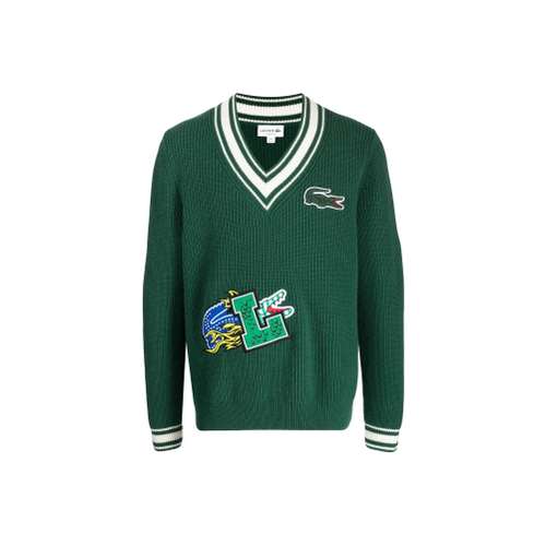 Свитеры для мужчин LACOSTE Collaboration зеленого цвета