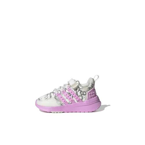 LEGO x Adidas Racer Tr K Ткань противоскользящая устойчивая к истиранию низкий верх обувь для малышей белый