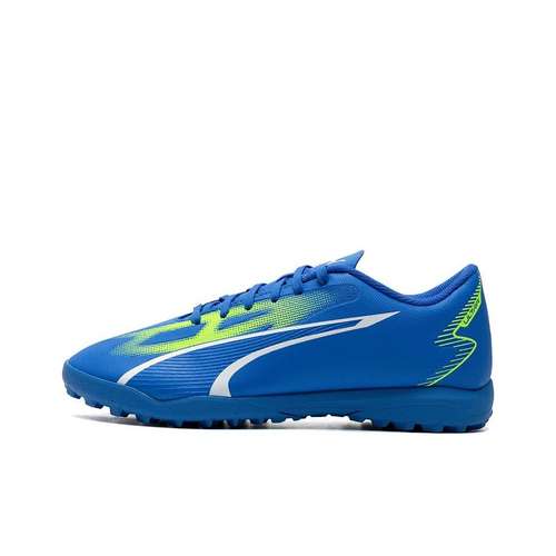 PUMA Ultra Play Удобные TT Шипы Футбольные бутсы Мужские Синие Белые Зеленые