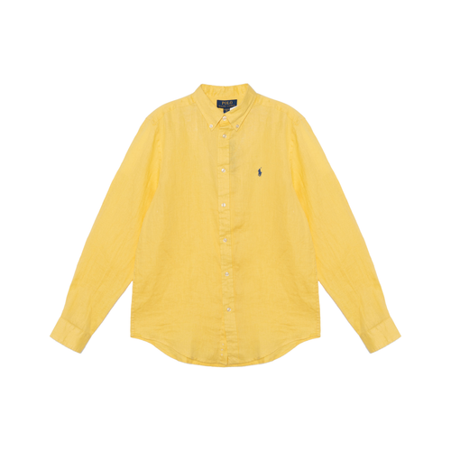 Polo Ralph Lauren Рубашка Осенняя Разборная Кольцо Детская Желтая