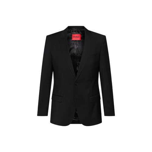 HUGO BOSS Бизнес-костюм Пальто Мужской Черный