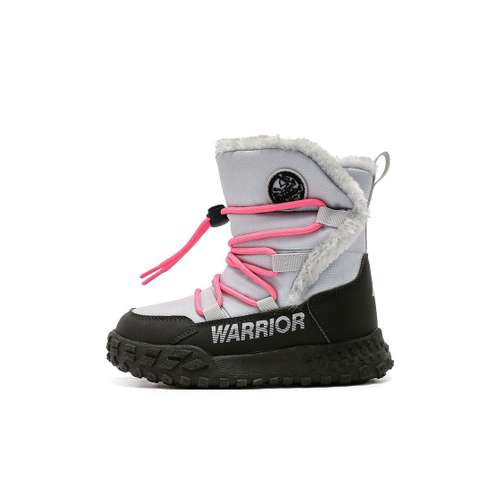 Warrior противоскользящие устойчивые к истиранию термические увеличивающие высоту высокие зимние детские сапоги