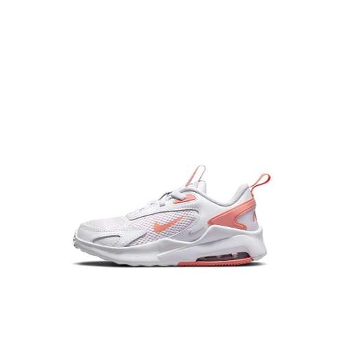 Nike Air Max Bolt Амортизация Износостойкие Низкие Кроссовки для Бега Розовые Белые Детские Возраст 3-7 Лет