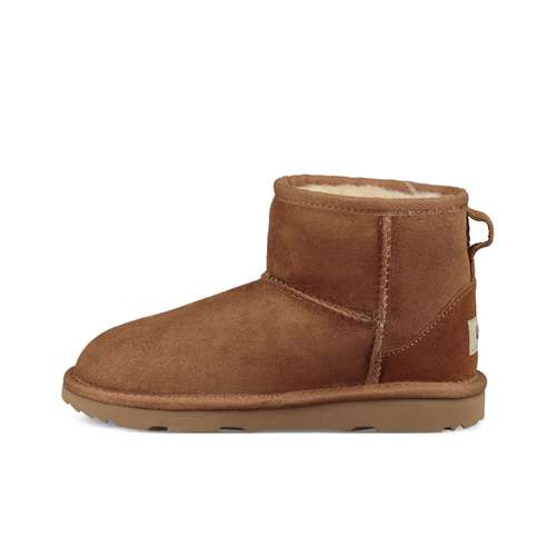 UGG Classic Mini II с флисовой подкладкой зимние ботинки каштаново-коричневый для подростков