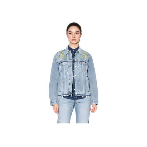 Levis Джинсовая Куртка Женская Светло-Синяя