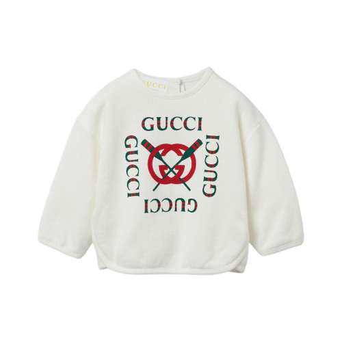 GUCCI Худи-ханьфу платье Белый для младенцев и малышей