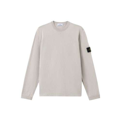 STONE ISLAND Pearl Gray Мужские Свитшоты