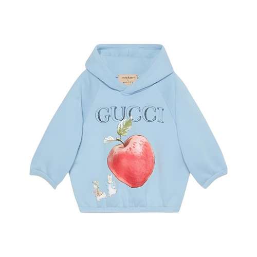GUCCI Худи-ханьфу платье синий для малышей и дошкольников