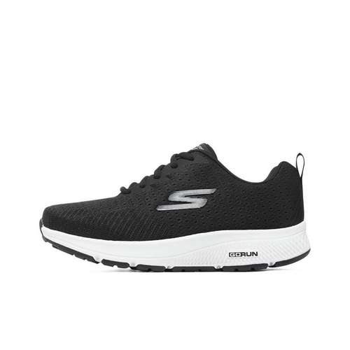Skechers Go Run Consistent Удобные Низкие Беговые Кроссовки Женские Черно-Белые