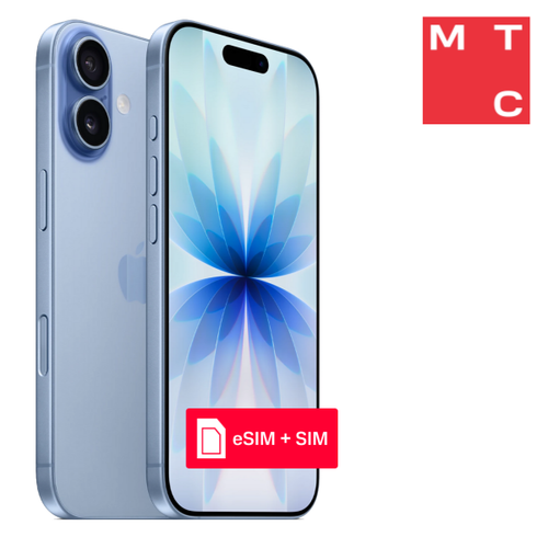Смартфон, Apple, iPhone 17 512 Гб eSIM + SIM Mist Blue