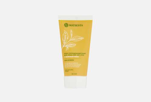 солнцезащитный крем для лица SPF +50 | Matsesta | with green tea