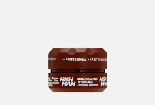 Бальзам-стайлинг для бороды и усов | NISHMAN | Beard & mustache styling balm