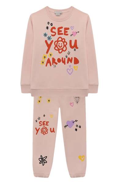 Детское: Костюм из свитшота и брюк Stella McCartney