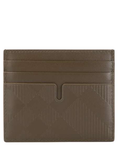 Картхолдер кожаный, BURBERRY, 8095689/Verde