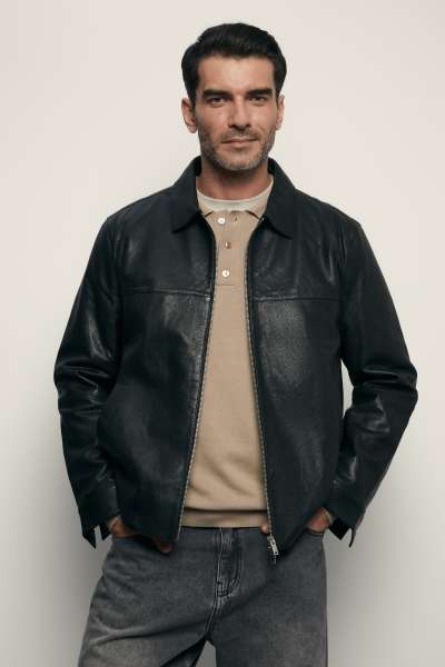 Куртка из натуральной кожи