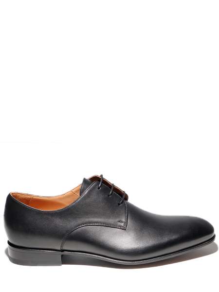 Дерби кожаные Calf Soft Black, MASTERSUIT, 01BIGGIN--3NC1