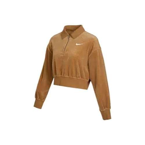 Nike Коричневый Женский Свитшот