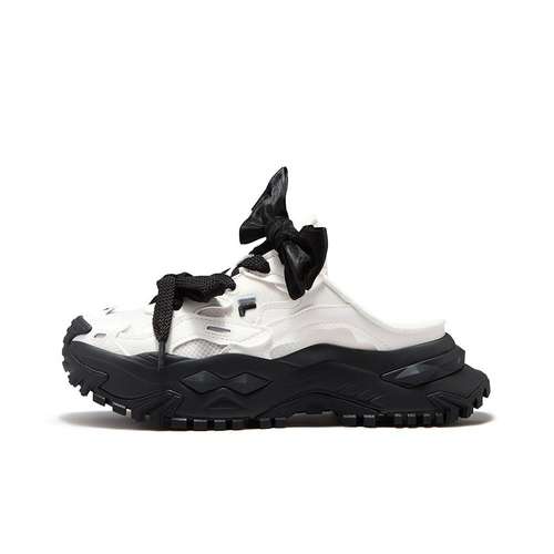 FILA FUSION BIANCO MULE Домашние тапочки Женские Снег Черный